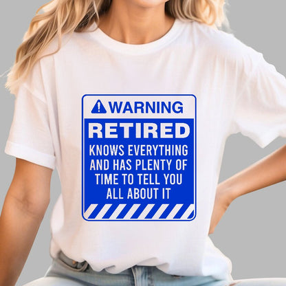 Retired Warning Geek T-Shirt
