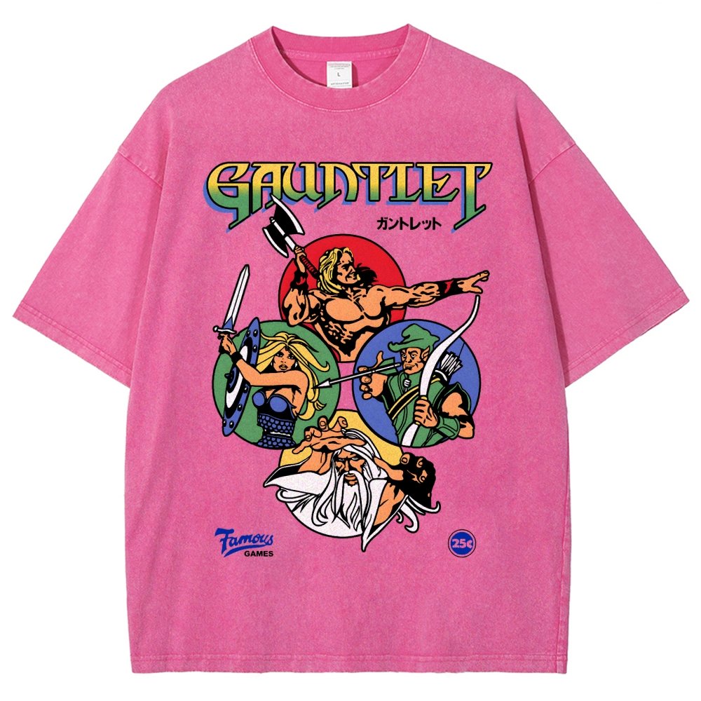 Gauntlet Retro Vintage Arcade Gaming Vintage Distressed T-shirt