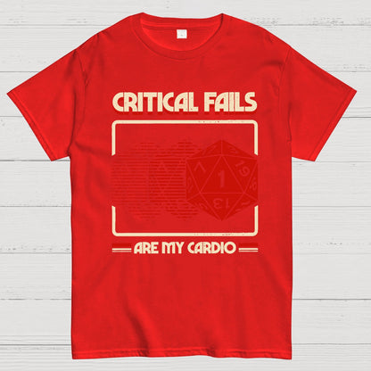 Critical Fails Are My Cardio Geek T-Shirt