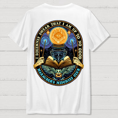 Mischief Club Front And Back Printing Geek T-Shirt