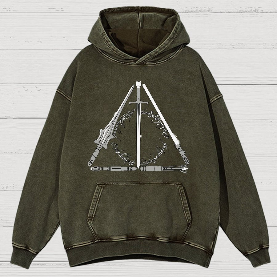 Nerd Artifact Vintage Distressed Hoodie