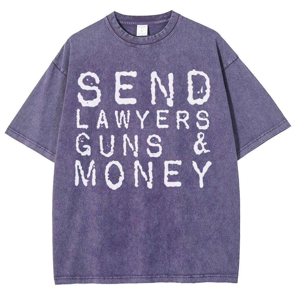 Send Lawyers Guns And Money Vintage Distressed T-shirt