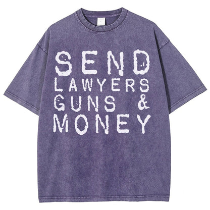 Send Lawyers Guns And Money Vintage Distressed T-shirt