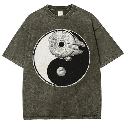 The Power Of Balance Vintage Distressed T-shirt