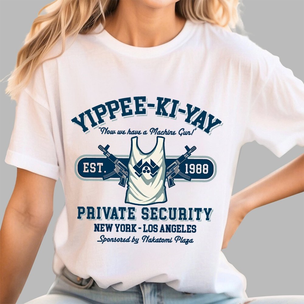 Yippee Ki Yay Security NY-LA Geek T-Shirt