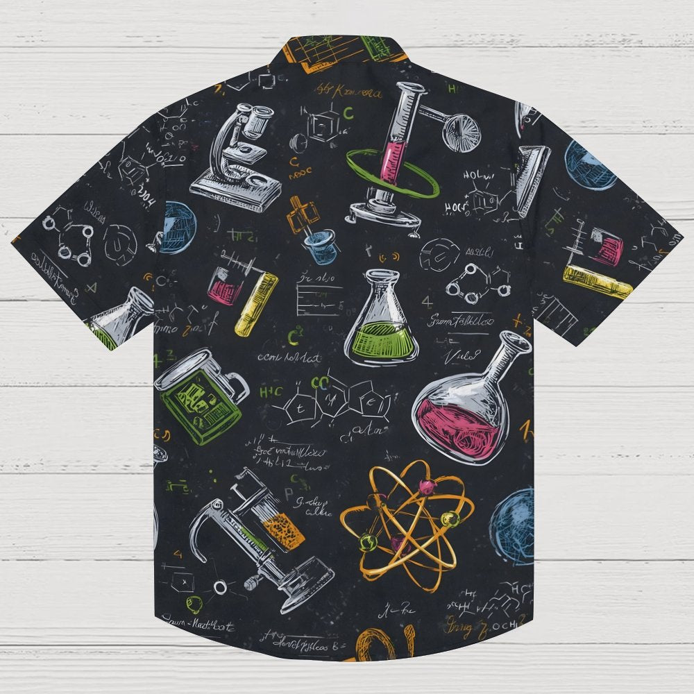 Chemical formula diagram Geek Hawaiian Shirt