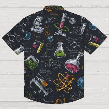 Chemical formula diagram Geek Hawaiian Shirt