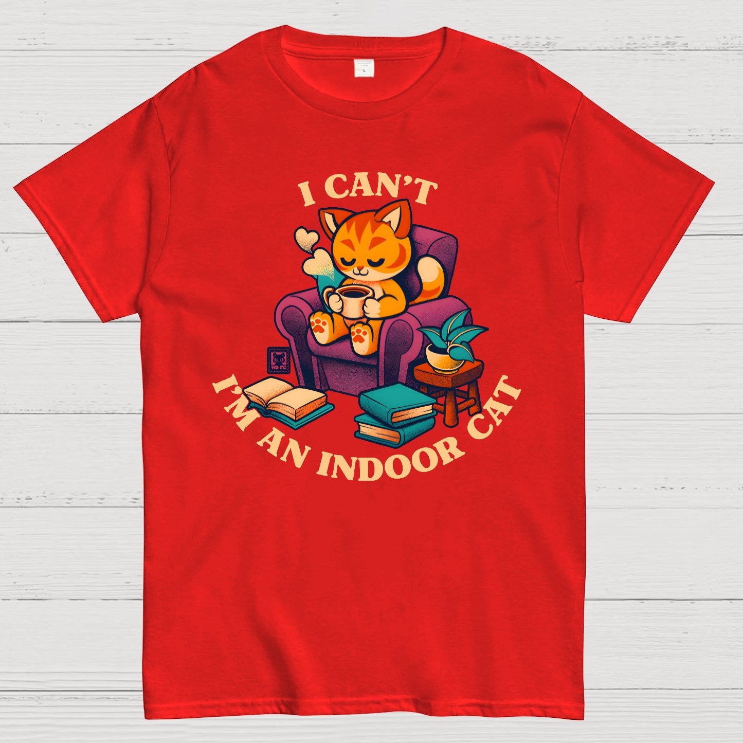 I Can't. I'm an Indoor Cat Geek T-Shirt