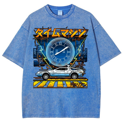 Time Machine Vintage Distressed T-shirt