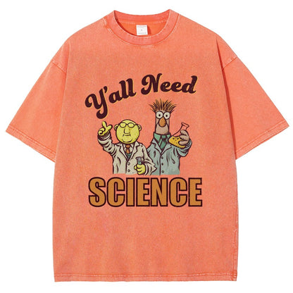 Y'all Need Science Vintage Distressed T-shirt