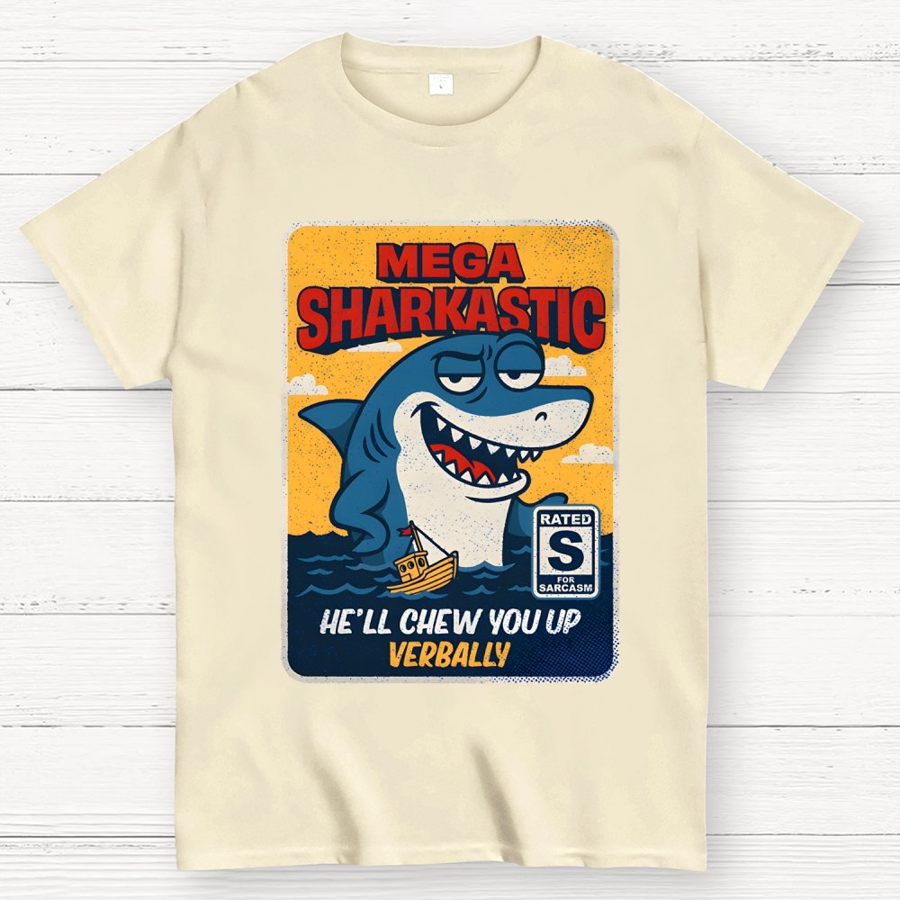 Mega Sharkastic Geek T-Shirt