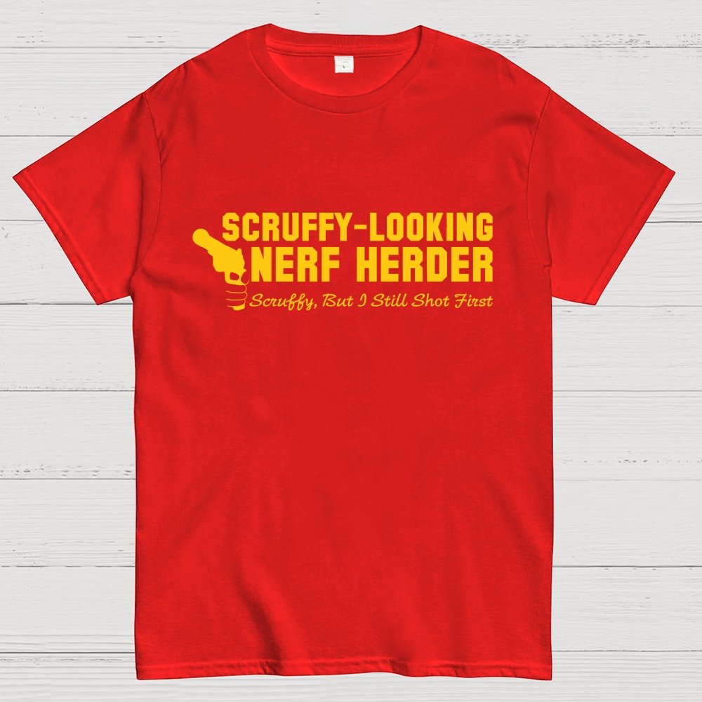 Scruffy Maverick Geek T-Shirt