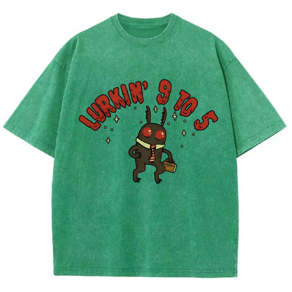 Mothman's Day Job Vintage Distressed T-shirt