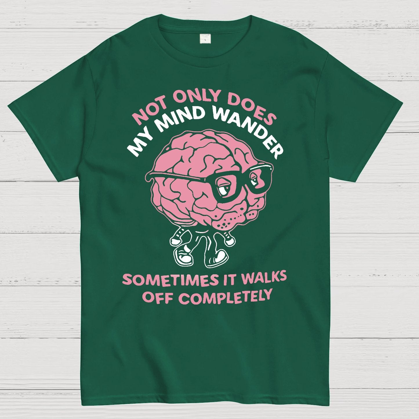 My Mind Wanders Geek T-Shirt