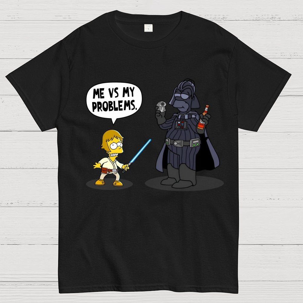 Me vs My Problems Humorous Geek T-Shirt