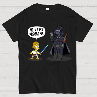 Me vs My Problems Humorous Geek T-Shirt