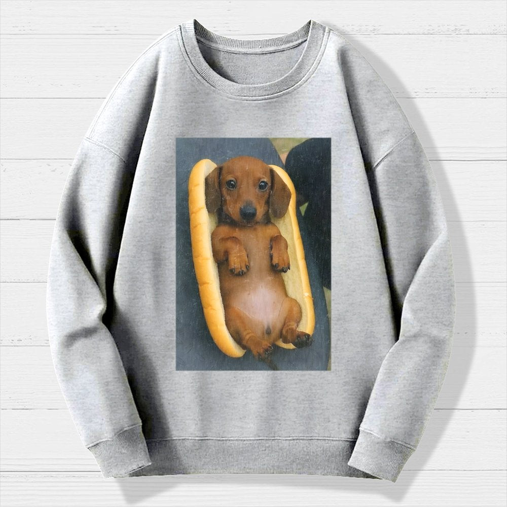 Real Hot Dog Geek Cotton Sweatshirt