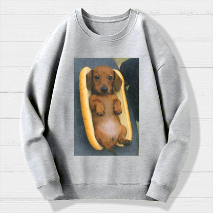 Real Hot Dog Geek Cotton Sweatshirt