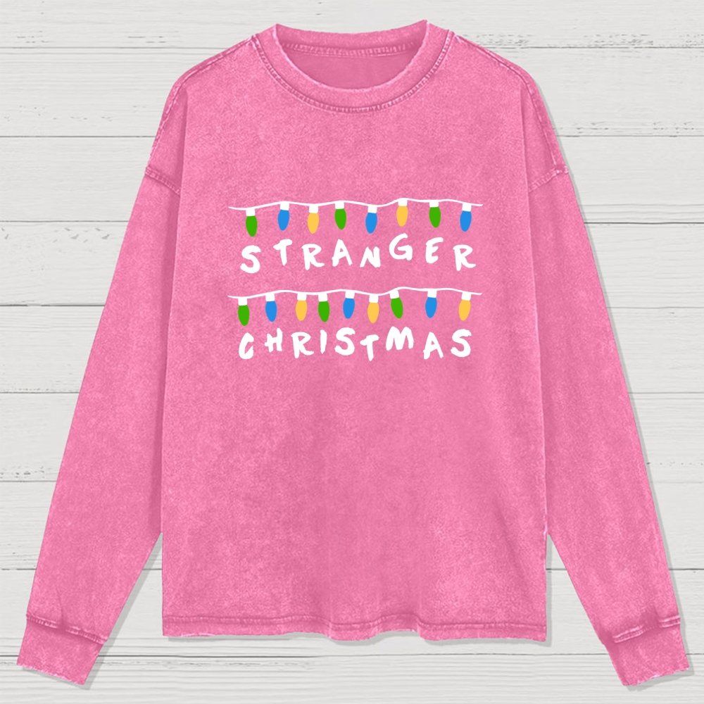 Mysterious Christmas Washed Long Sleeve Tee