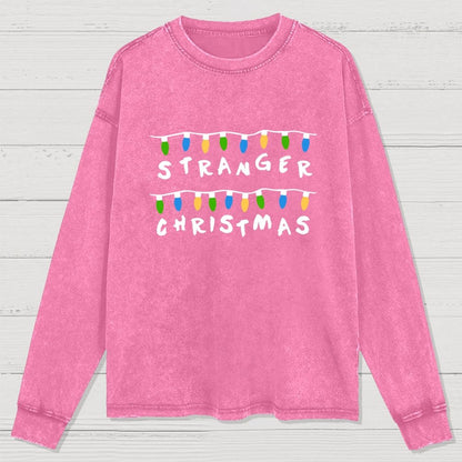 Mysterious Christmas Washed Long Sleeve Tee