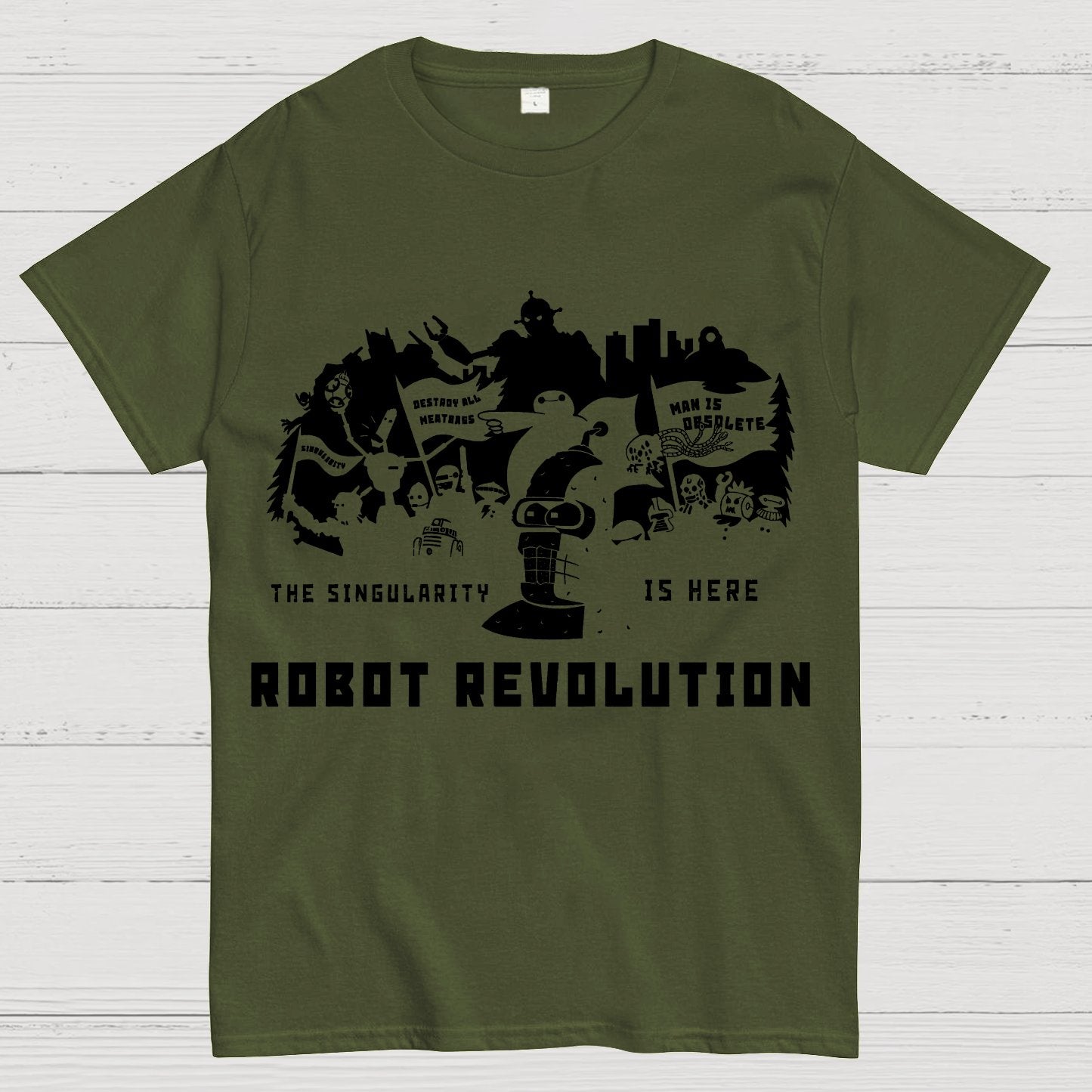 Robot Revolution Geek T-Shirt