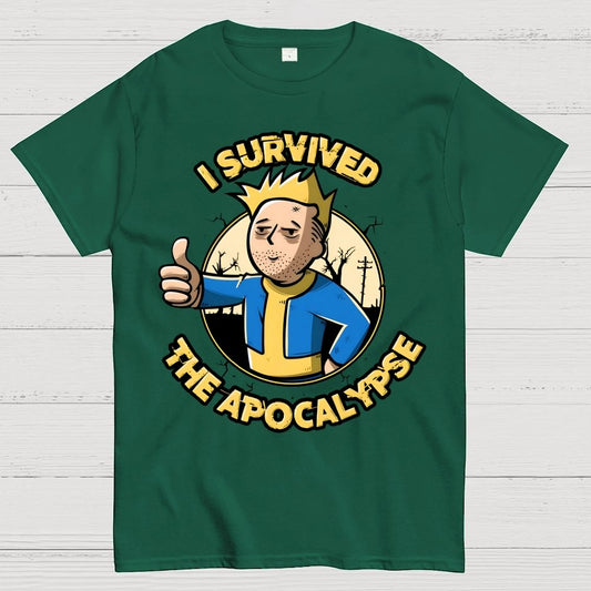 I Survived Sarcasm Funny Geek T-Shirt