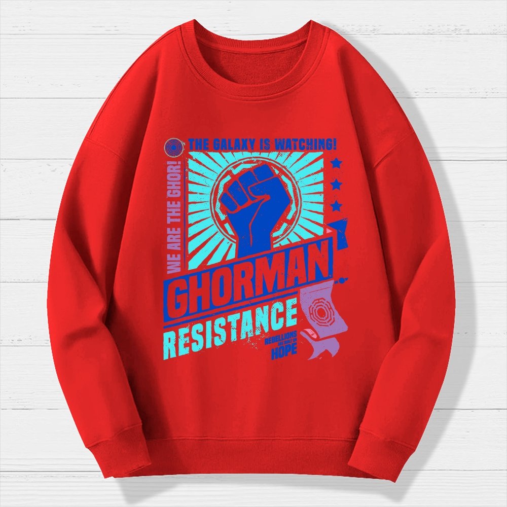 Galactic Resistance Geek Cotton Sweatshirt