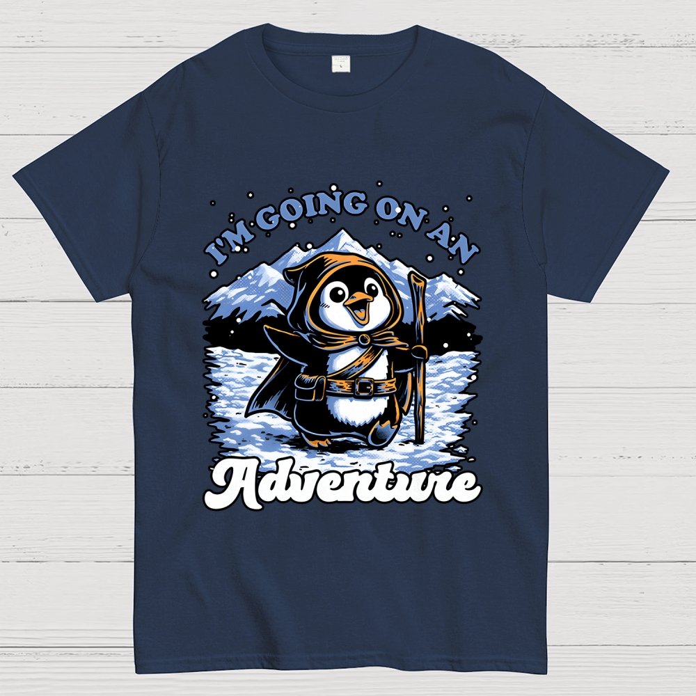 Penguin Adventure Meme Geek T-Shirt
