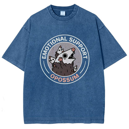 Emotional Support Possum Vintage Distressed T-shirt
