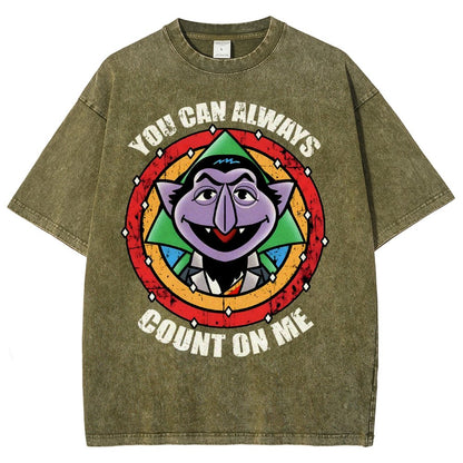 Count On Me Vintage Distressed T-shirt