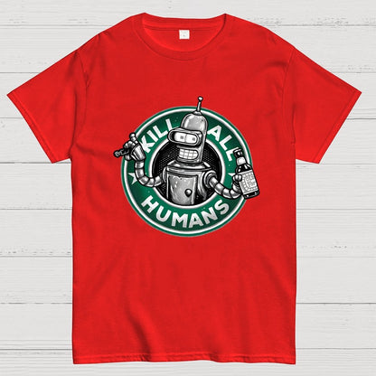 Machines VS. Humans Geek T-Shirt