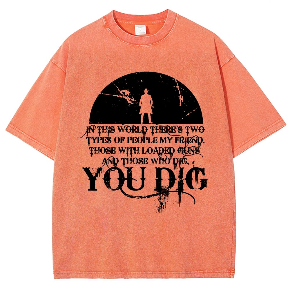 In This World There's Two Kinds Of People Vintage Distressed T-shirt