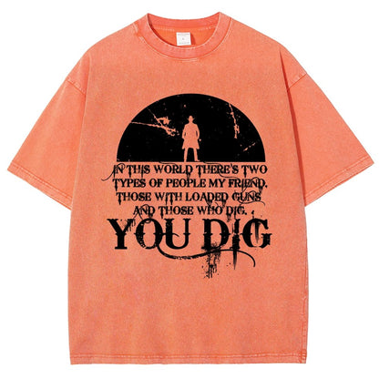 In This World There's Two Kinds Of People Vintage Distressed T-shirt