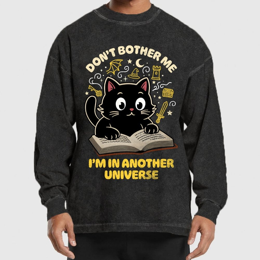 I'm In Another Universe Washed Long Sleeve Tee