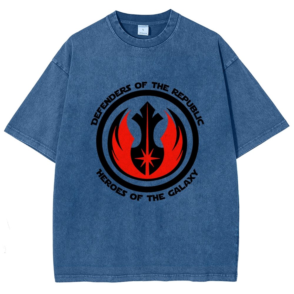Protectors Of The Realm Heroes Of The Cosmos Vintage Distressed T-shirt