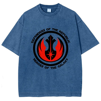 Protectors Of The Realm Heroes Of The Cosmos Vintage Distressed T-shirt