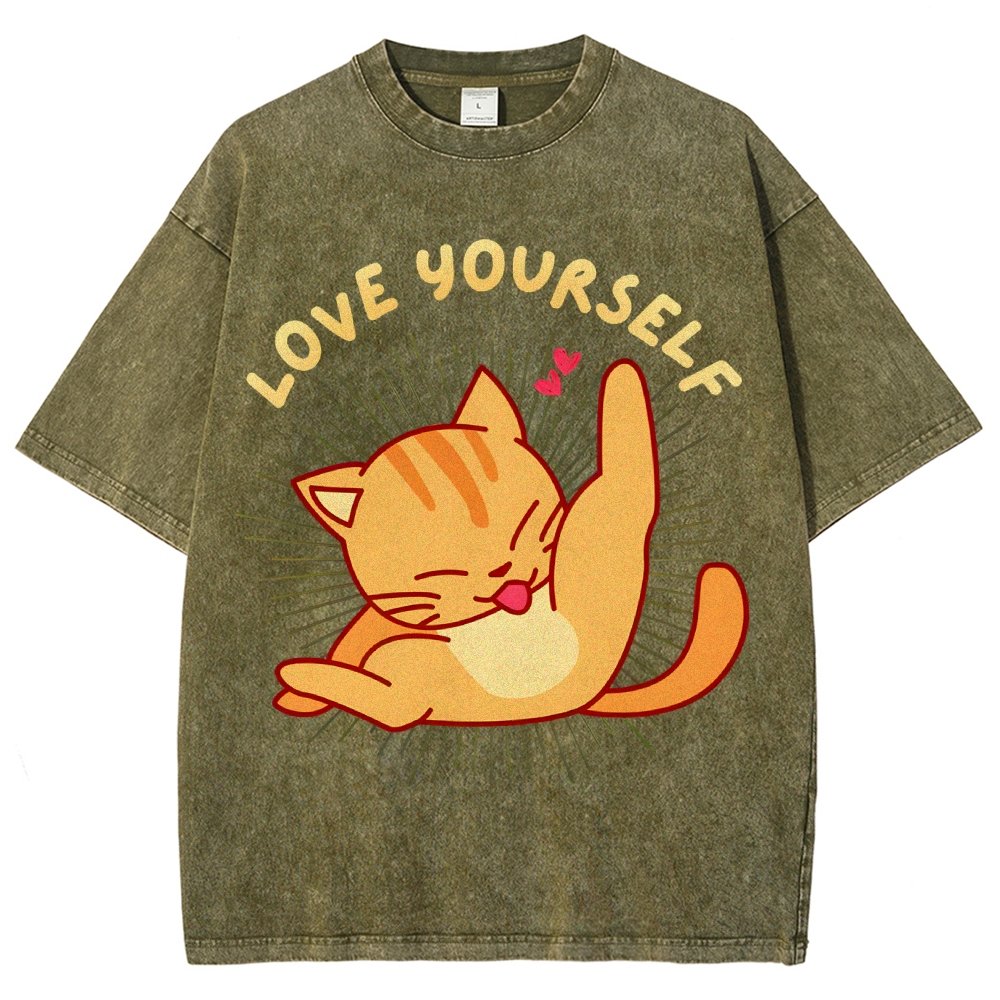 Love YourSelf Vintage Distressed T-shirt