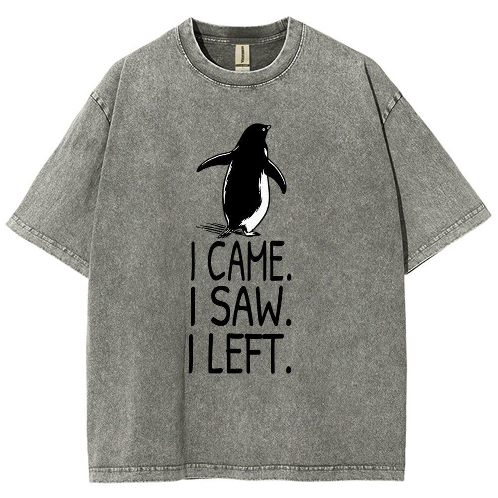 Nihilist Penguin Vintage Distressed T-shirt