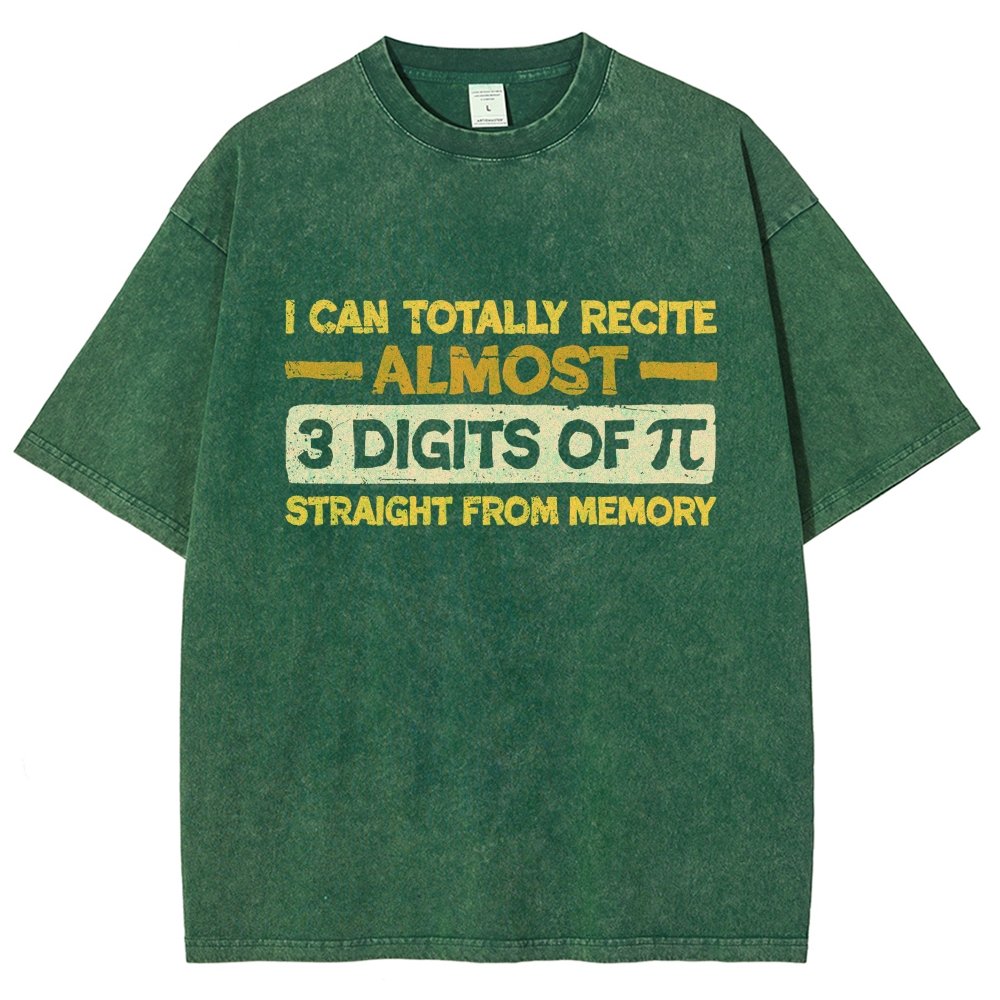 3 Digits Of Pi Vintage Distressed T-shirt