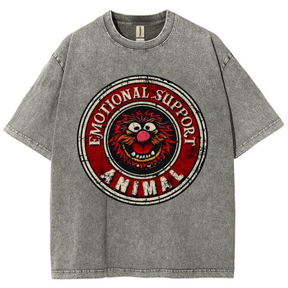 Emotional Support Animals Vintage Distressed T-shirt