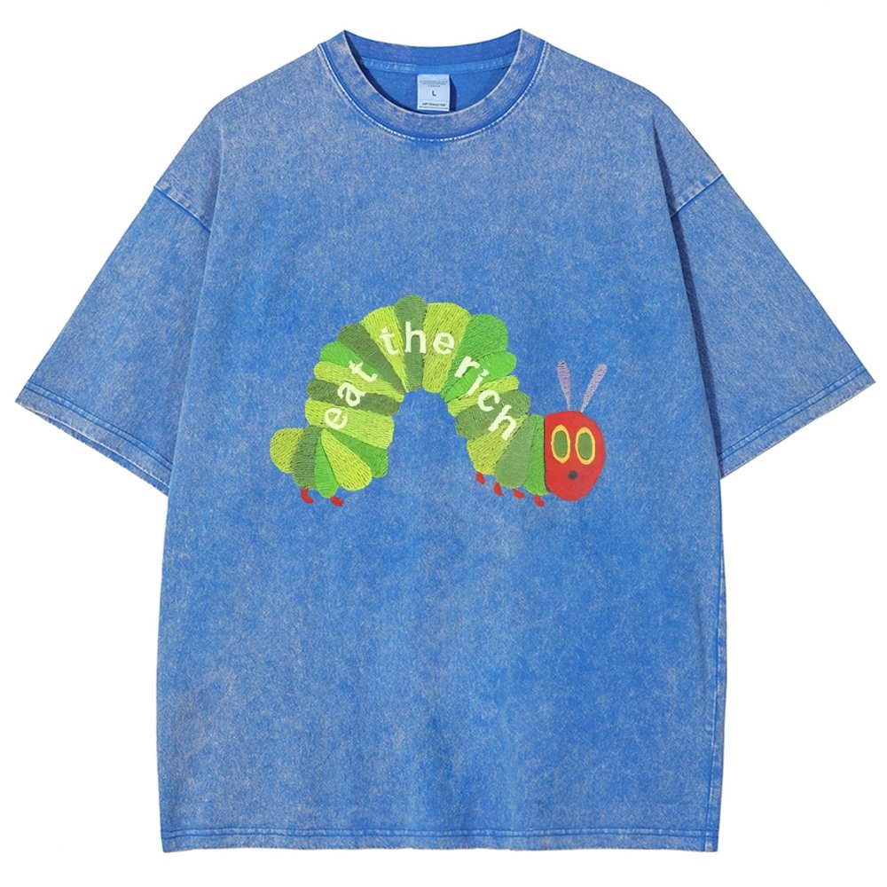 Eat the Rich Vintage Distressed T-shirt