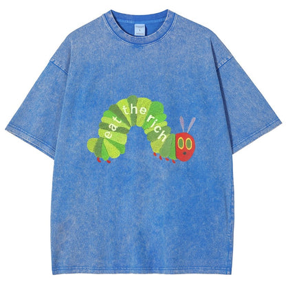 Eat the Rich Vintage Distressed T-shirt