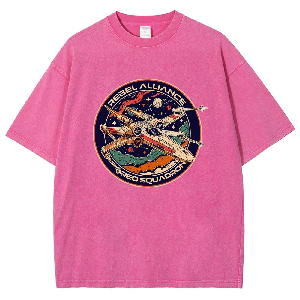 Squadron Patch Vintage Distressed T-shirt