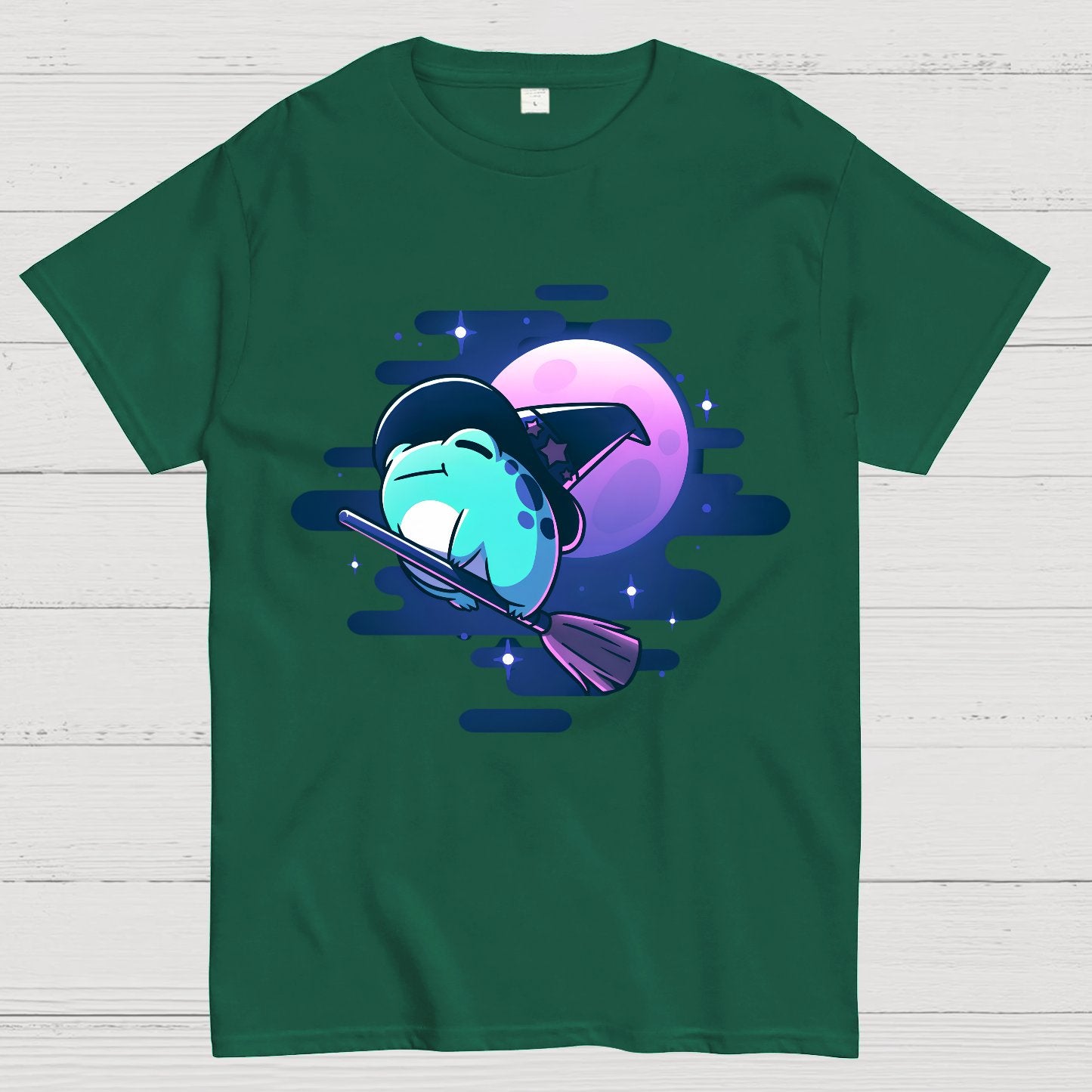 Halloween Frog Witch Geek T-Shirt