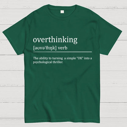 Overthinking definition Unisex Geek T-Shirt
