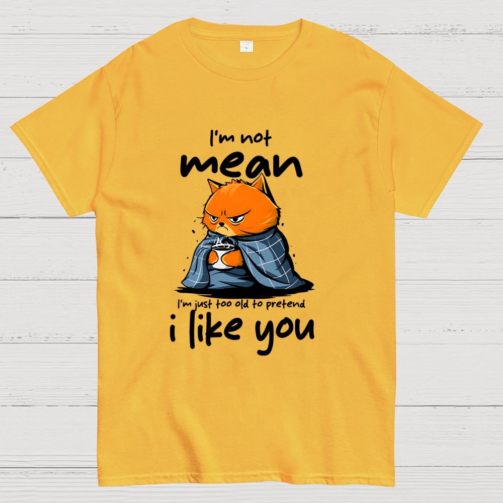 I Am Not Mean Geek T-Shirt