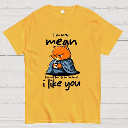 I Am Not Mean Geek T-Shirt