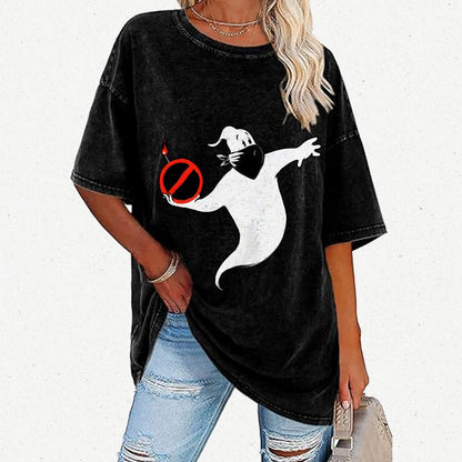 Spooksy Vintage Distressed T-shirt