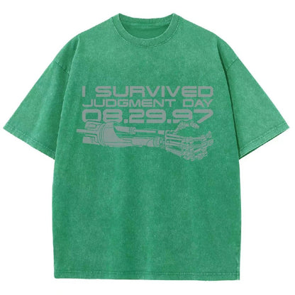 Judgment Day Survivor Vintage Distressed T-shirt