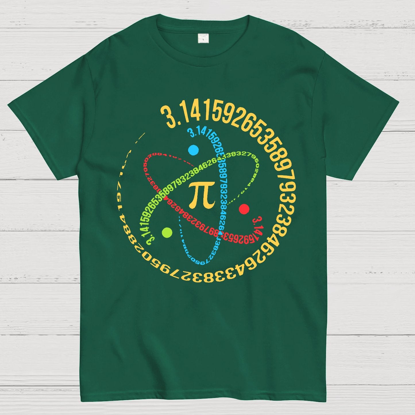Atom Pi Math Science Geek T-Shirt